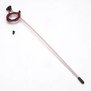 Fastrax LED Whip Light Antenna W/Mount 1:10 - Red