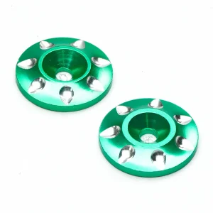 Fastrax 1:8 Wing Washers - Green