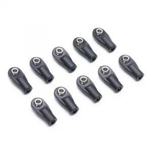 Fastrax Straight Nylon Rod Ends 22.5X10mm M4 Screw (10Pcs)