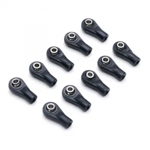 Fastrax Straight Nylon Rod Ends 20X10mm M3 Screw (10Pcs)