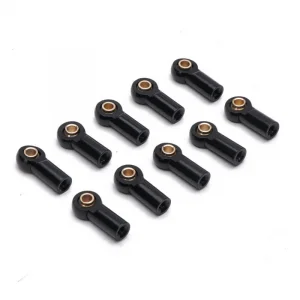 Fastrax Straight Aluminium Rod Ends 19.5X6mm M3 Screw (10Pc)