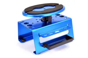 Fastrax Deluxe Aluminium Locking Rotating Maintenance Stand - Blue