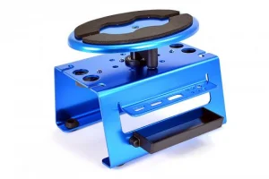 Fastrax Deluxe Aluminium Locking Rotating Maintenance Stand - Blue