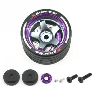 Fastrax Aluminium Steering 5-Spoke Wheel - Sanwa - Futaba - Flysky