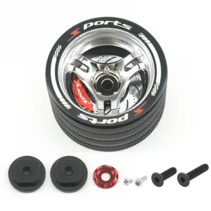 Fastrax Aluminium Steering 3-Spoke Wheel - Sanwa - Futaba - Flysky
