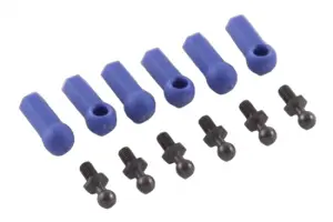 Fastrax Ball Cups (6) Blue W/Ball Studs