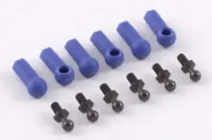 Fastrax Ball Cups (6) Blue W/Ball Studs