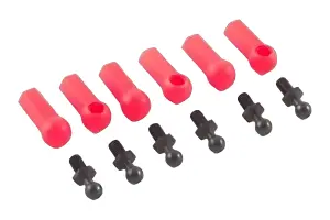 Fastrax Ball Cups (6) Red W/Ball
