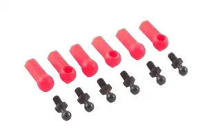 Fastrax Ball Cups (6) Red W/Ball