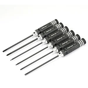 Fastrax Team Tools - Metric Set - 1.5, 2.0, 2.5, 3.0mm + Phillips & Slotted Screwdrivers