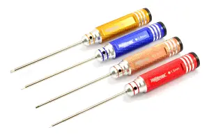 Fastrax Hardened Hex Driver Set 4 Sizes (1.5/2.0/2.5/3.0mm)
