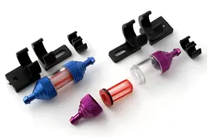 Fastrax Deluxe Fuel Filter W/Mount - Purple
