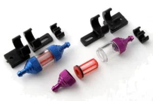 Fastrax Deluxe Fuel Filter With Mount - Blue