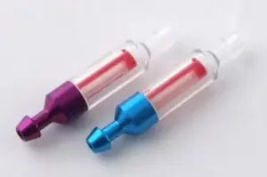 Fastrax Lightweight Small Fuel Filter Rebuildable - Blue