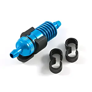 Fastrax Blue Fuel Filter W/Mount + Fuel Tube Clips