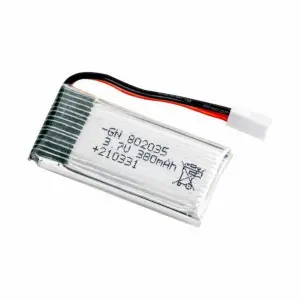 FMS 3.7V 380Mah Battery (Jst Plug) (for 540mm PA-18)