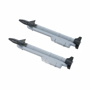 FMS 64mm F-16 Missile Set2 (Left + Right) - Grey