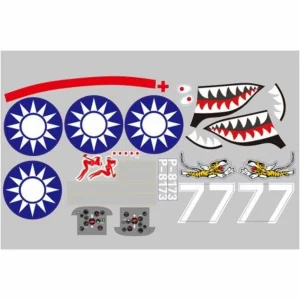 FMS Decal Sheet (for 980mm P40B)