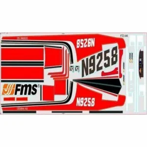 FMS Decal Sheet (for 1400mm Sky Trainer 182) (AT-Red)
