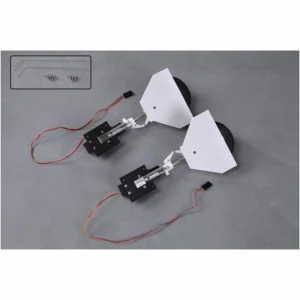 FMS Main Landing Gear System (for 1400mm T28 V4) (Red)