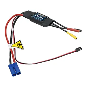 FMS 60A ESC With 220 Input Cable EC5 (for Beaver V2/ 1400mm F3A)