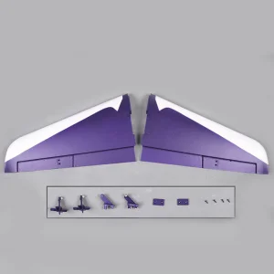 FMS 80mm Futura Purple Main Wing Set