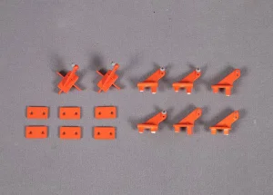 FMS 90mm Super Scorpion Control Horns Orange
