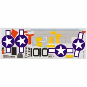 FMS Decal Sheet (for P-51D (Red Tail) (Duchess Arlene)