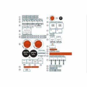 FMS Detailed Decal Sheet (for P-51D V7 + V8)