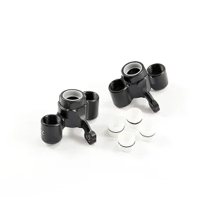 Fastrax Aluminium Front Steering Knuckles - Arrma Kraton / Outkast (1 Pair) - Black