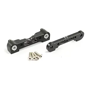 Fastrax Aluminium Front Lower Suspension Mounts - Arrma Kraton / Outkast / Senton / Typhon - Black