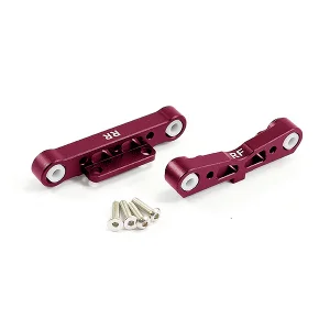 Fastrax Aluminium Rear Lower Suspension Mounts - Arrma Kraton / Outkast / Senton / Typhon - Red