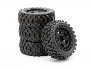 Fastrax Arrma Grom Wheel/Tyre 1:18 Set (4Pc)
