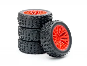 Fastrax Arrma Grom Wheel/Tyre 1:18 Set (4Pc)
