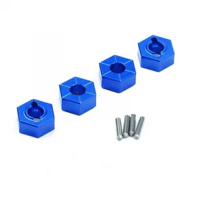Fastrax Team Associated Rival MT10 Aluminium Wheel Hex Set (4)