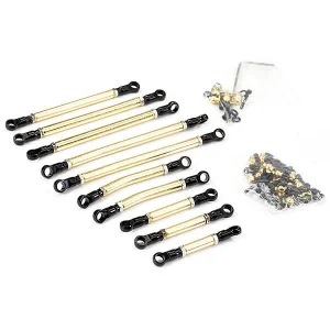 Fastrax Axial SCX24 Steel Susp Ension + Steering Rods Set For