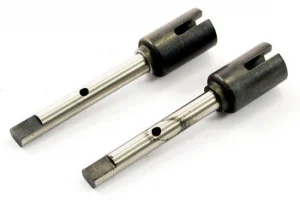 Fastrax Tamiya TT-02 HD Front/ Rear Metal Axle Shafts (2)