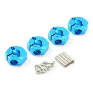 Fastrax Tamiya TT-02 Aluminium 12mm Wheel Hexes (4)