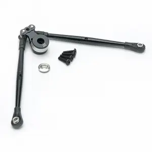 Fastrax Tamiya Dt03 Aluminium 25T Servo Saver Set - Black