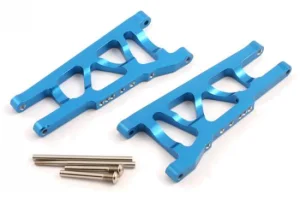 Blue Aluminium Front or Rear Lower Arms for Traxxas Slash 4x4 / Stampede 4x4 (1 Pair)
