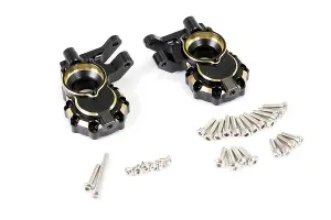Fastrax TRX-4 Brass BK Front Steering Knuckles (2)