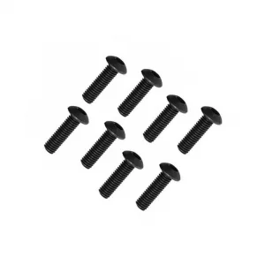 FTX Button Head Hex Screw M3 X 10mm (8Pc)