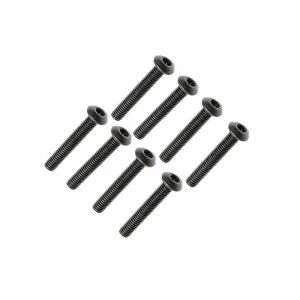 FTX Button Head Hex Screw M3 X 20mm (8Pc)