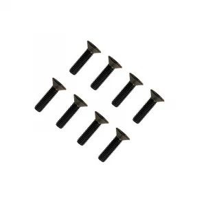 FTX Flat Head Hex Screw M4X12mm (8Pc)