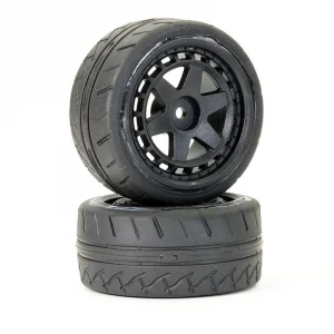 FTX Stinger Rear 32mm Rubber Wheel/Tyres (2)