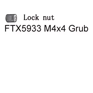 FTX Grub Screw M4X4mm (4)