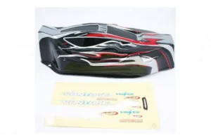 FTX Vantage Pre Painted Bodyshell - Black/Red