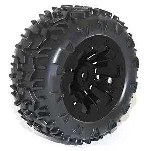 FTX Carnage Tyres Mounted on Black Wheels - 1 Pair