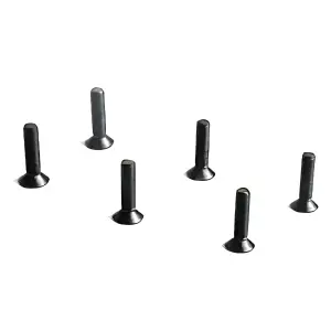 Wheelspin Racing Flat Head Hex 6Pcs M3 X 12
