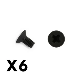 FTX Flat Head Hex 6Pcsm3*6 Screws